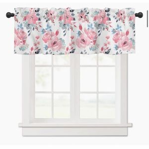 Flower kitchen valance curtain 🌸💖
